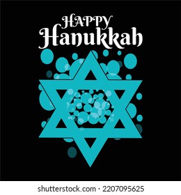 best happy hanukkah t shirt design vector