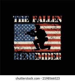 best happy remembrance t shirt design vector