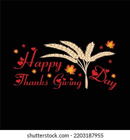 best happy thanks giving t shirt design vector