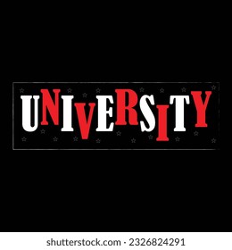best happy university t shirt design vector