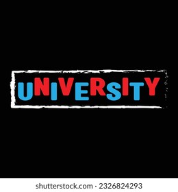 best happy university t shirt design vector