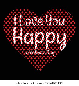best happy valentine's day t shirt design vector