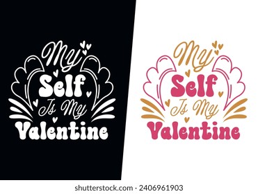 Mejor Diseño de Tipografía Feliz Día de San Valentín. Este diseño Se pueden usar camisetas, tazas, bolsos, almohadas, pegatinas, sombreros, tarjetas de crédito, portada móvil, arte mural, portátiles, pastillas para ratón, manta, gotas, etc