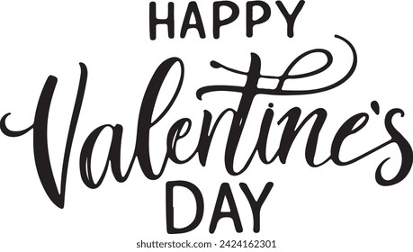 Best Happy Valentines Day Typography vector calligraphy T-shirt Design. 