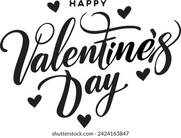 Best Happy Valentines Day Typography vector calligraphy T-shirt Design. 