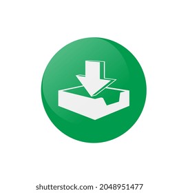 BEST HD VECTOR ICON ILLUSTRATION DOWNLOAD BUTTON DOWNLOADING LOAD FILE