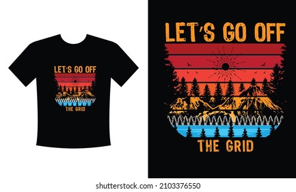 Best Hiking t shirt design vector eps template for print for men, women, kids