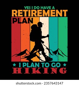 Best hiking t shirt design