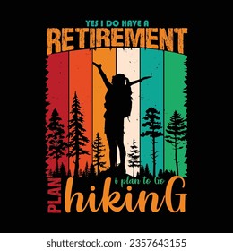 Best hiking t shirt design
