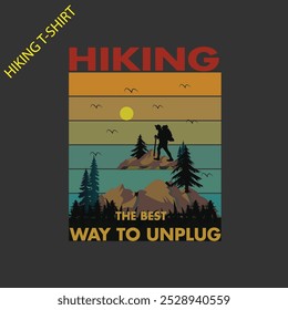 best hiking t shirt design
