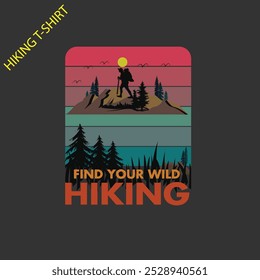 best hiking t shirt design