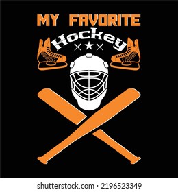 best hockey t shirt design vector