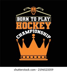 best hockey t shirt design vector