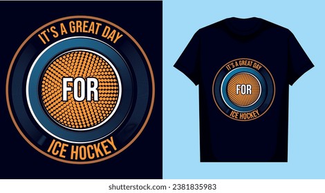 best hockey typography and graphic t shirt design
