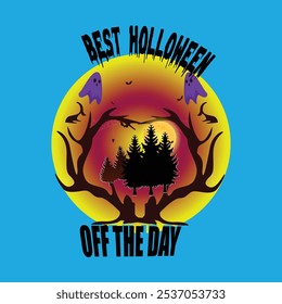 Melhor design de camiseta holloween off do dia