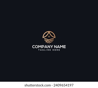 A best home care logo design vector