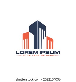 The Best Home Design house logo minimalist simple abstract and vector