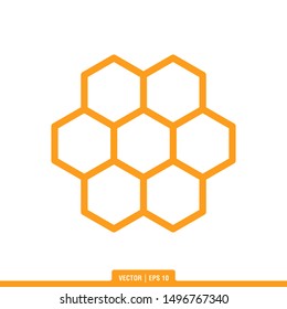 The best Honey Comb icon vector, illustration logo template in trendy style. Suitable for many purposes.
