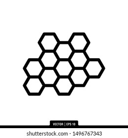 The best Honey Comb icon vector, illustration logo template in trendy style. Suitable for many purposes.
