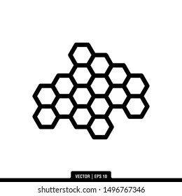 The best Honey Comb icon vector, illustration logo template in trendy style. Suitable for many purposes.
