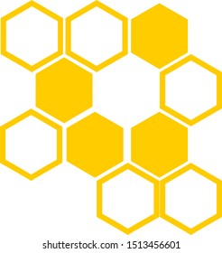 The best Honey Comb icon vector, illustration logo template in trendy style. Suitable for many purposes.