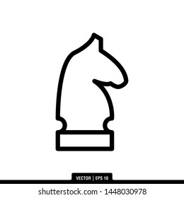 The best of Horse Chess icon vector, illustration logo template in trendy style. Suitable for many purposes.
