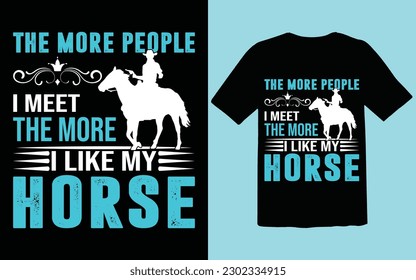 Best horse t-shirt design vintage design and typography  t-shirt design