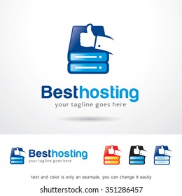 Best Hosting Logo Template Design Vector