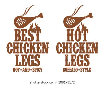 Best hot chicken legs signs.
