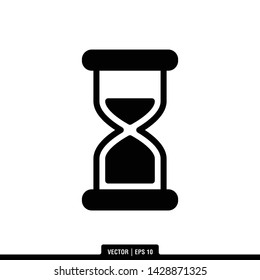 The best of hourglass icon vector, illustration logo template in trendy style. Suitable for many purposes.
