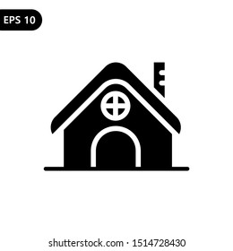 The best house icon vector illustration logo template. eps 10