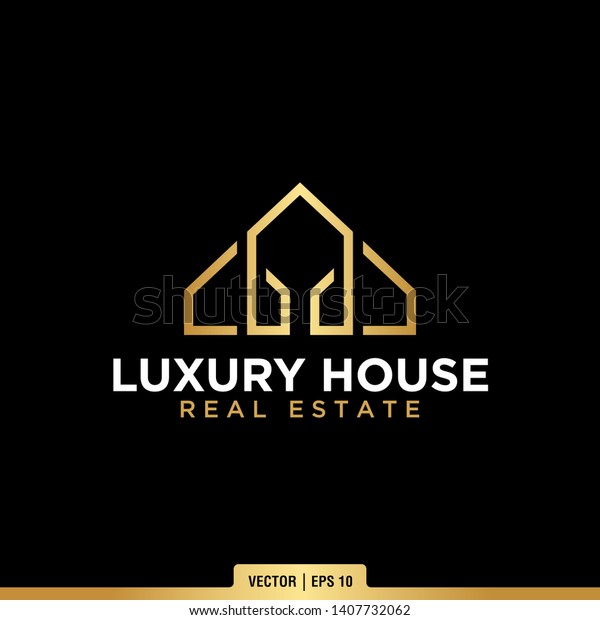 Best House Logo Inspiration Vector Template Stock Vector (Royalty Free ...