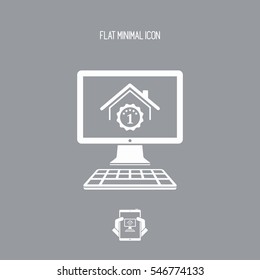 Best house rating - Vector flat icon