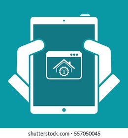 Best house rating - Vector flat icon