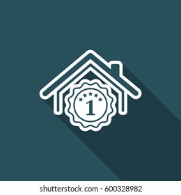 Best house - Vector web icon