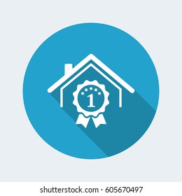 Best house - Vector web icon
