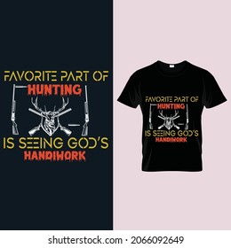 best hunting t- shirt design 