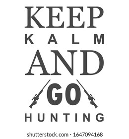 BEST Hunting - Vector graphics typographic design for poster, label, badge, logo, icon or t-shirt