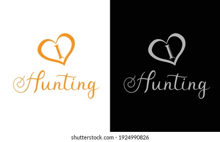 Best Hunting - Vector graphics typographic design for poster, label, badge, logo, icon or print-ready t-shirt design for men and women. 