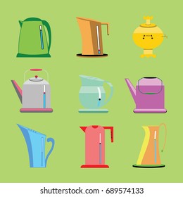 the best icons of electric kettles for decoration in the food industry