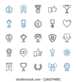 best icons set. Collection of best with recommended, ribbon, laurel, trophy, banner, star, favorite, like, medal, badge, limited time, best seller. Editable and scalable best icons.