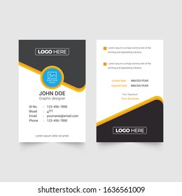 the best ID Card design template. Suitable for companies, corporates, offices, and many other business purposes.