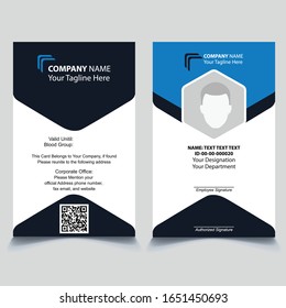 The best ID Card design template. Suitable for companies, corporates, offices, and many other business purposes.