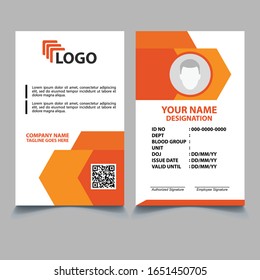 The best ID Card design template. Suitable for companies, corporates, offices, and many other business purposes.