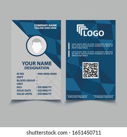 The best ID Card design template. Suitable for companies, corporates, offices, and many other business purposes.