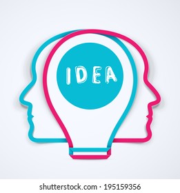 Best idea, concept, eps 10