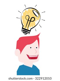 the best idea design, vector illustration eps10 graphic 