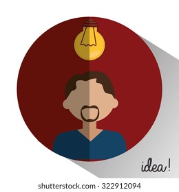 the best idea design, vector illustration eps10 graphic 