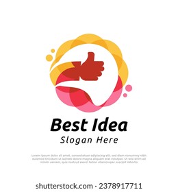 Best Idea Logo Vector Design Template