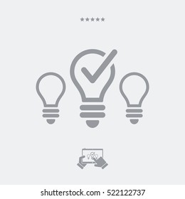 Best idea picking - Vector web icon